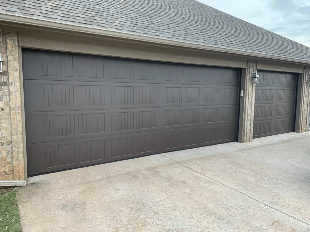 grey garage door 